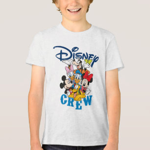 2 Sided Mickey & Friends Crew - Family Vacation Tri-Blend Shirt