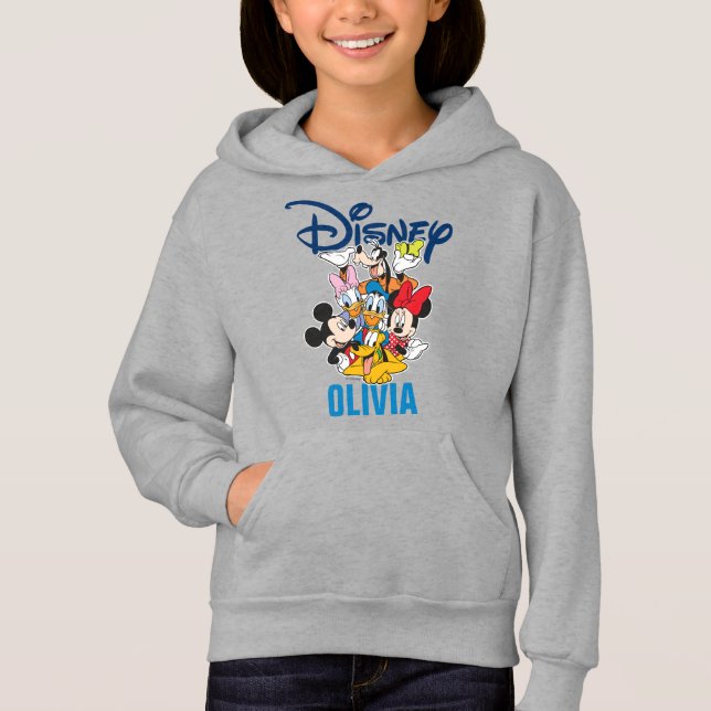 2 Sided Mickey & Friends - Family Vacation Hoodie (Front)