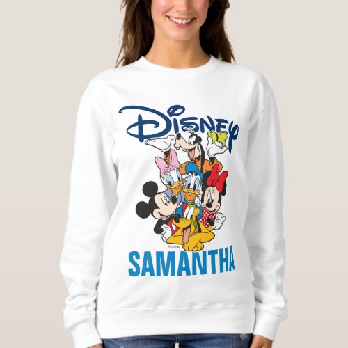 2 Sided Mickey  Friends _ Family Vacation Sweatshirt