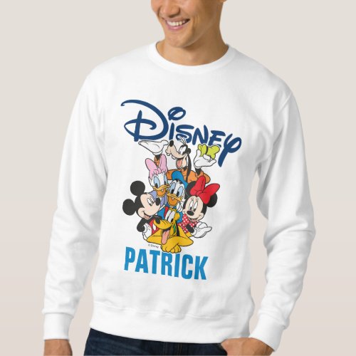 2 Sided Mickey  Friends _ Family Vacation Sweatshirt