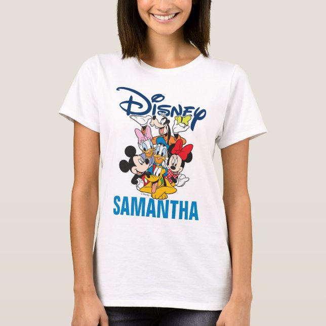 2 Sided Mickey & Friends - Family Vacation T-Shirt (Front)