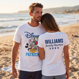 2 Sided Mickey & Friends - Family Vacation T-Shirt