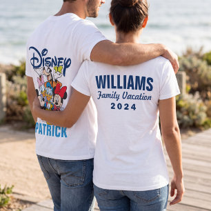 2 Sided Mickey & Friends - Family Vacation T-Shirt