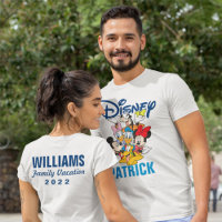2 Sided Mickey & Friends - Family Vacation