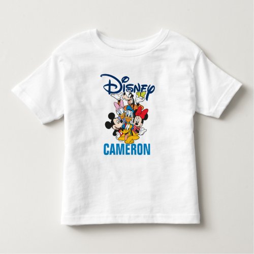 2 Sided Mickey  Friends _ Family Vacation Toddler T_shirt