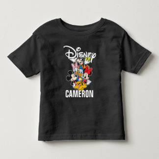 2 Sided Mickey & Friends - Family Vacation Toddler T-shirt