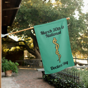 2-sided National Doctors’ Day House Flag