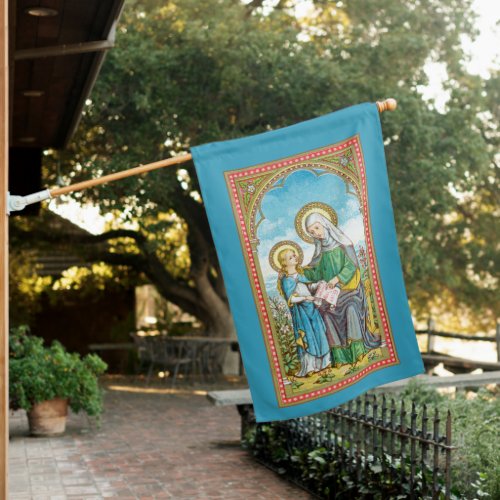 2_sided NeoGothic St Anne and Young Mary SAU 29 House Flag