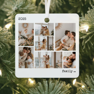 2-Sided Photo Christmas Ornament