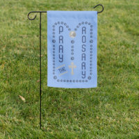 2-sided Pray the Rosary (Modern Glorious 1)