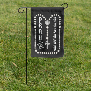 2-sided Pray the Rosary (“Trad.” Luminous 1) Garden Flag