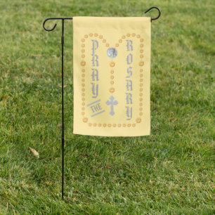 2-sided Pray the Rosary (“Trad.” Luminous 2) Garden Flag