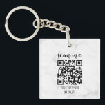 2 Sided QR Code Business Logo Professional Keychain<br><div class="desc">2 Sided QR Code Business Logo Professional Keychain</div>