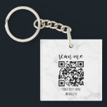 2 Sided QR Code Business Logo Professional Keychain<br><div class="desc">2 Sided QR Code Business Logo Professional Keychain</div>