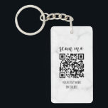 2 Sided QR Code Your Logo Business Professional Keychain<br><div class="desc">2 Sided QR Code Your Logo Business Professional Keychain</div>