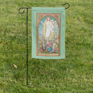 2-sided Resurrection of Christ Jesus (SAU 041) Garden Flag