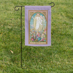 2-sided Resurrection of Christ Jesus (SAU 041) Garden Flag