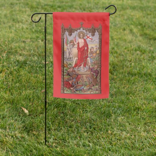 2_sided Risen Christ Soldiers at the Tomb Easter Garden Flag