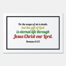 2-Sided Romans 6 Salvation Bible Verse 2-Sided