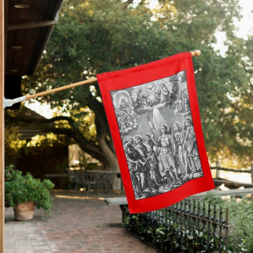 2_sided Seven Archangels M 034 Engraving House Flag