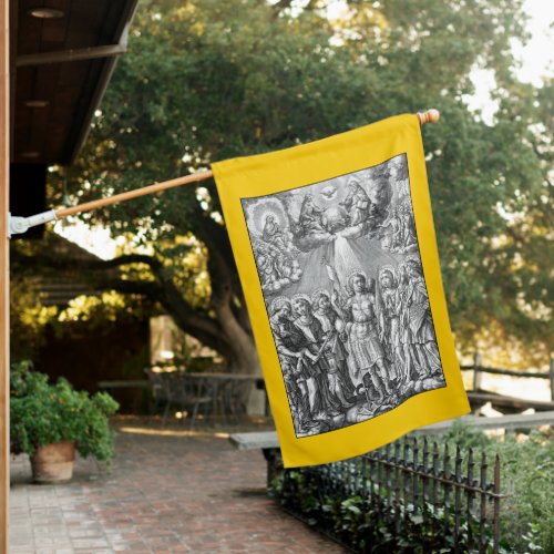 2_sided Seven Archangels M 034 Engraving House Flag