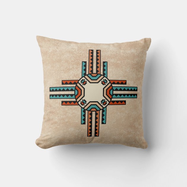 2 Sided Southwestern Design Throw Pillow Zazzle