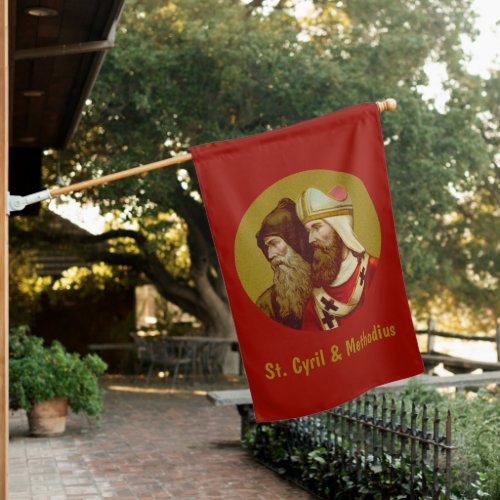 2_sided SS Cyril  Methodius M 001 House Flag