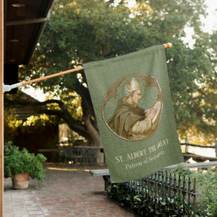 2-sided St. Albert the Great (BK 013) House Flag
