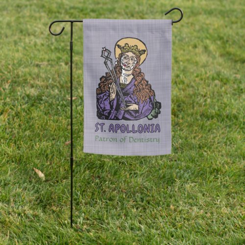 2_sided St Apollonia Pulled Tooth Nuremberg Garden Flag