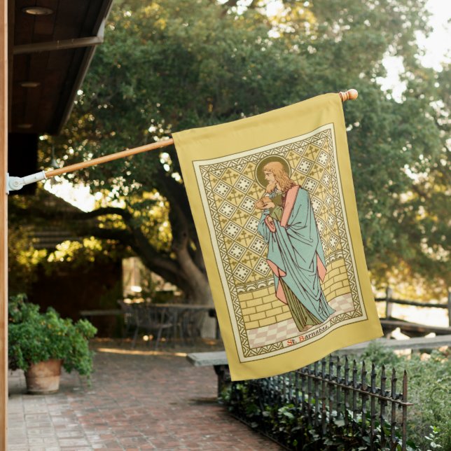 2-sided St. Barnabas the Apostle (RLS 02) House Flag (In SItu)