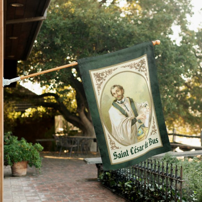 2-sided St. César de Bus (SLE 001) House Flag (In SItu)