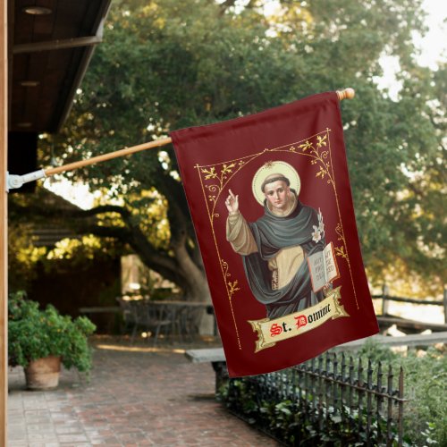 2_sided St Dominic Preaching BEN 002 House Flag