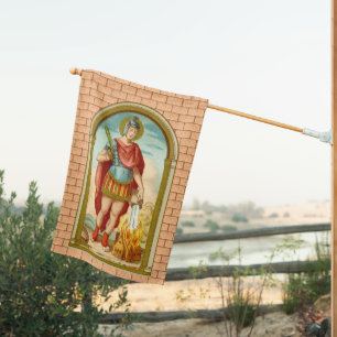 2-sided St. Florian of Lorch (BK 32) House Flag