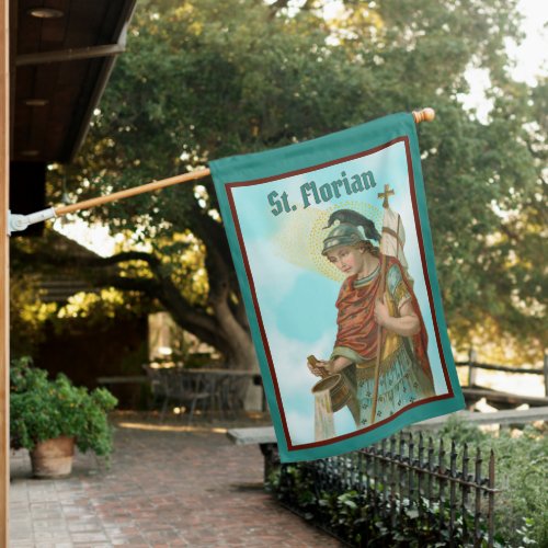 2_sided St Florian with Bucket Clear SkiesM 019 House Flag