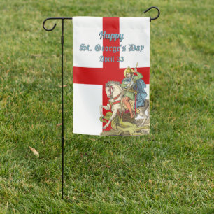 2-sided St. George on Horseback (BS 01) Garden Flag