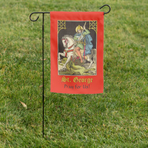 2-sided St. George on Horseback (BS 01) Garden Flag