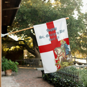 2-sided St. George on Horseback (BS 01) House Flag