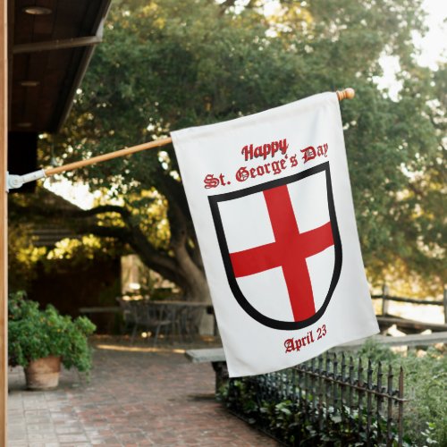 2_sided St Georges Shield on White House Flag