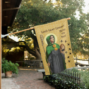 2-sided St. Gobnait of Ballyvourney (SAE 003) House Flag