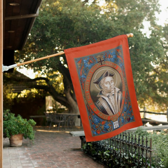 2-sided St. Ivo of Kermartin (M 005) House Flag (In SItu)