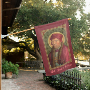 2-sided St. John Fisher (SAU 025) House Flag