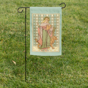 2-sided St. Mark the Evangelist (RLS 09) Garden Flag