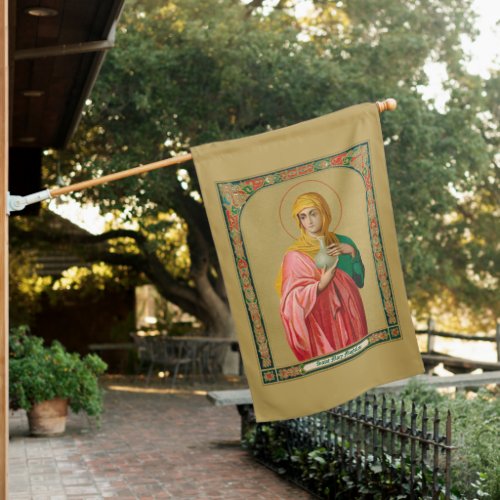 2_sided St Mary Magdalene as a Myrrhbearer House Flag