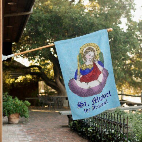 2_sided St Michael the Archangel M 009 House Flag