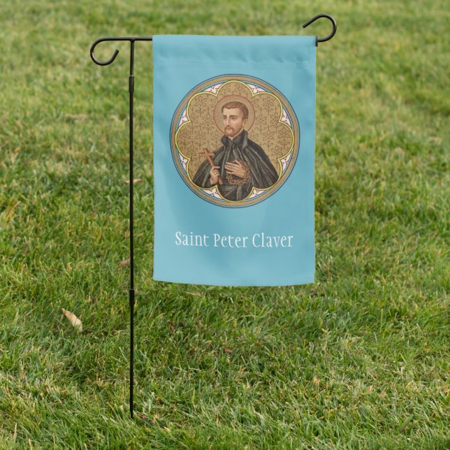 2-sided St. Peter Claver (BK 058) Garden Flag (In SItu)