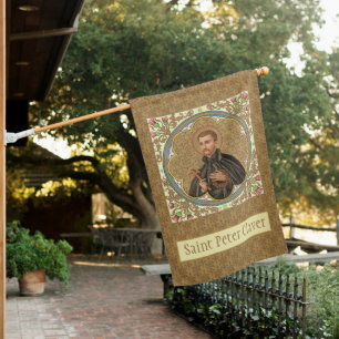 2-sided St. Peter Claver (BK 058)  House Flag