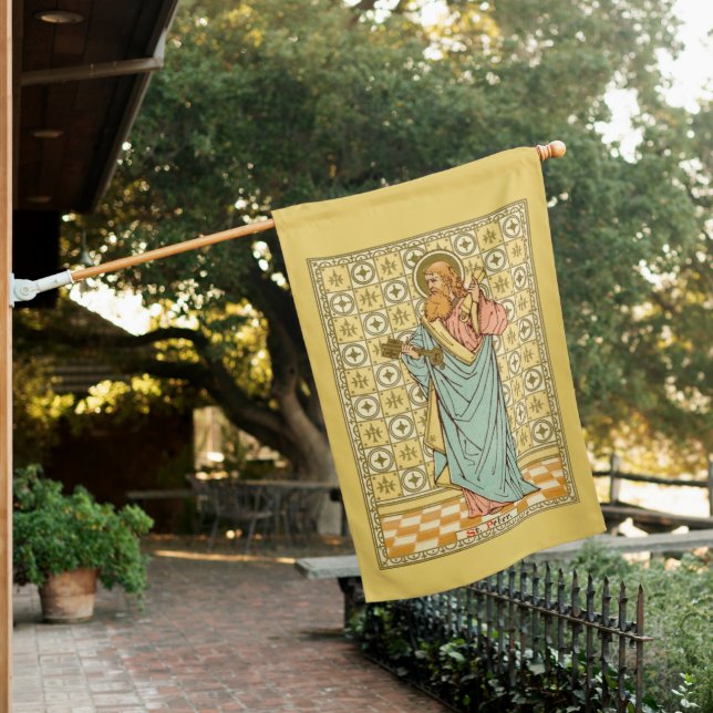 2-sided St. Peter the Apostle (RLS 14) House Flag (In SItu)