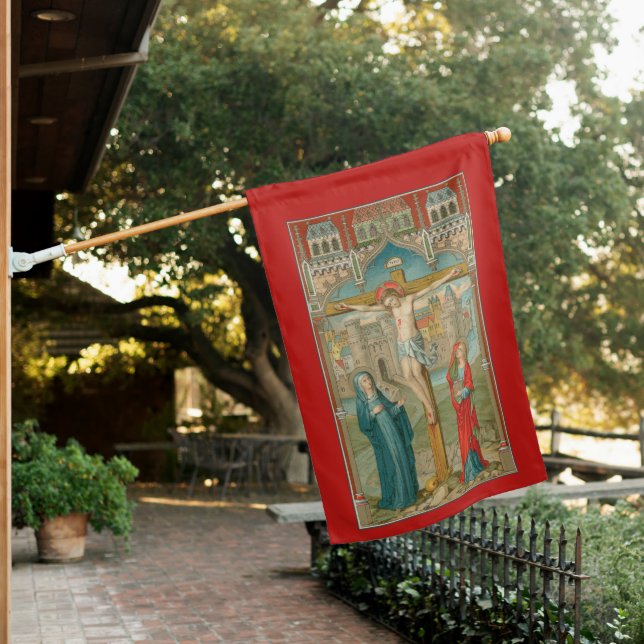 2-sided Stabat Mater (SAU 22) House Flag (In SItu)
