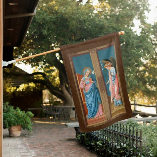 2_sided The Annunciation by F Lippi M 038 House Flag