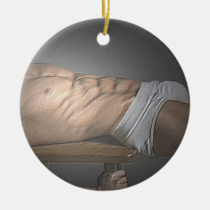2-Sided White Briefs Ornament